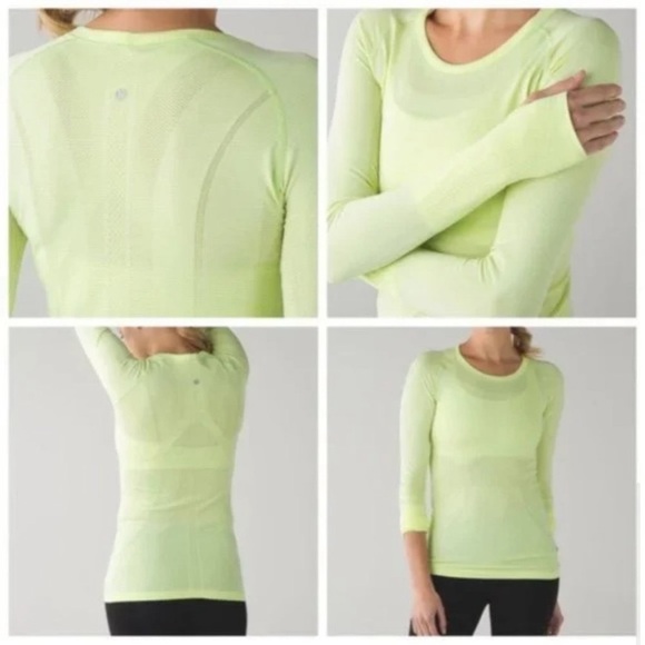 RARE Lululemon Run Swiftly Tech Long Sleeve Size 6 - Picture 4 of 10